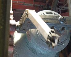 DSC00388 No.2 bell and broken stay - what happens when you pull too hard!